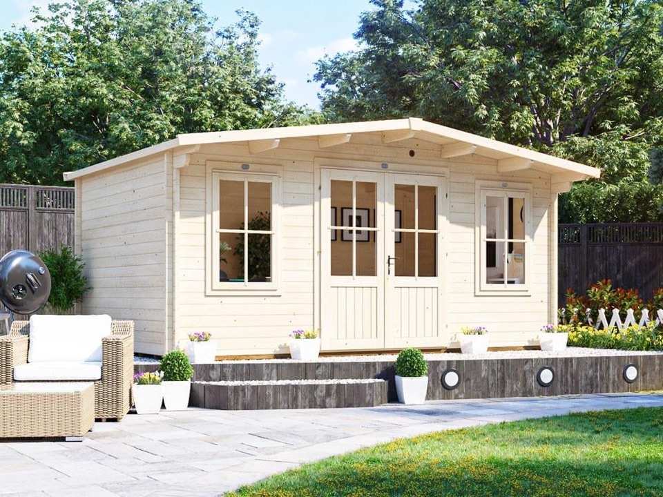 Timber garden room project in Portsmouth