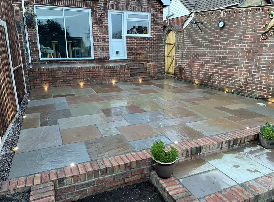 Outdoor landscaping and paving inspiration